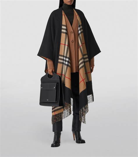 burberry cashmere cape coat.